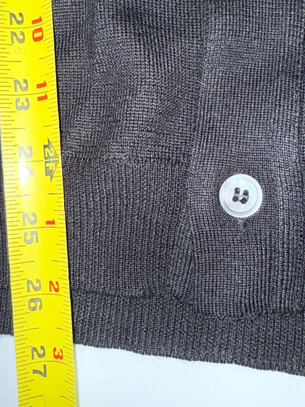 maus hoffman Men’s Cardigan Size L Wool Blend Made In Italy Black